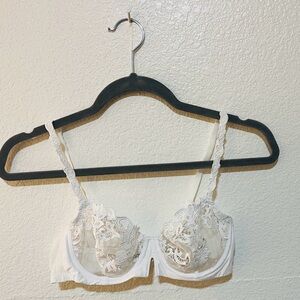 Simone Perele White Lace Bra